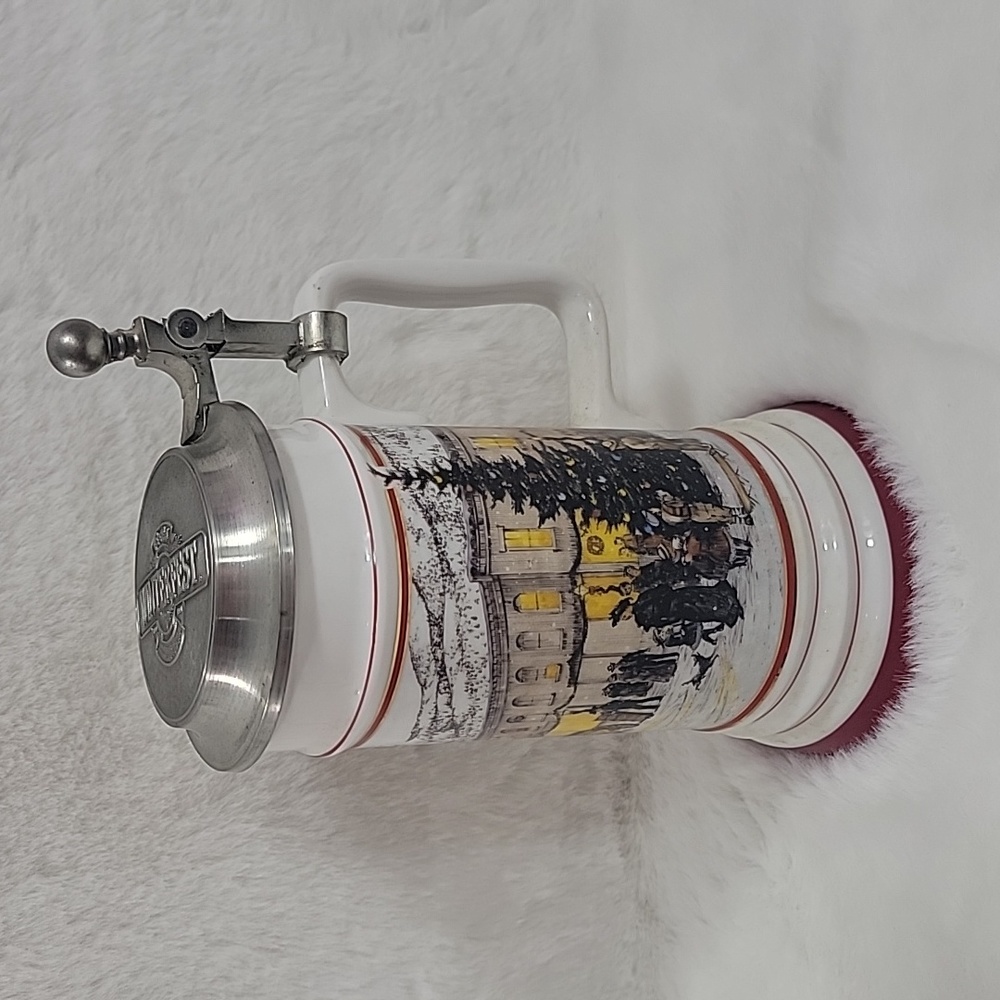 Coors Brewing Company Winterfest 1990-91 Lidded Stein Limited Edition # 5620